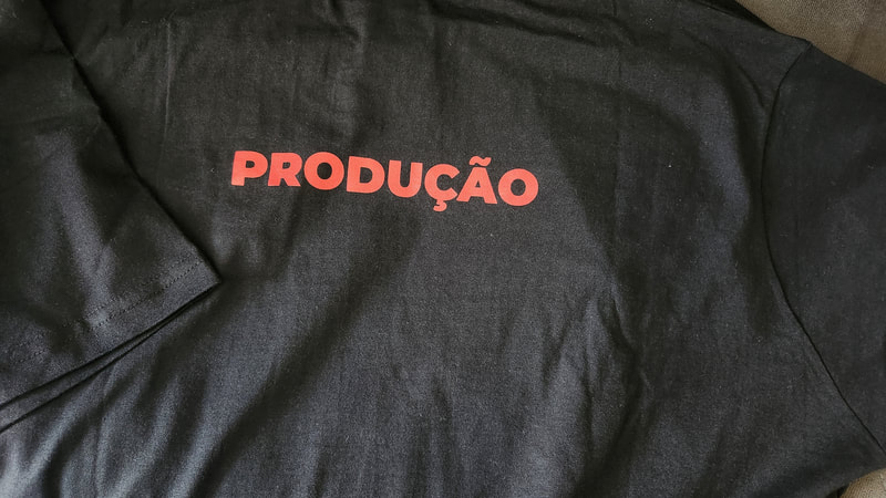 Camisa 100% Algodão com Estampa em Silk,  PRODUÇÃO DE EVENTOS, uniformes para eventos, uniformes profissionais, uniforme 