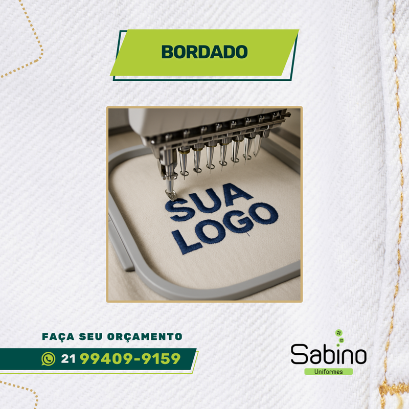 Bordado, Uniformes profissionais, uniforme