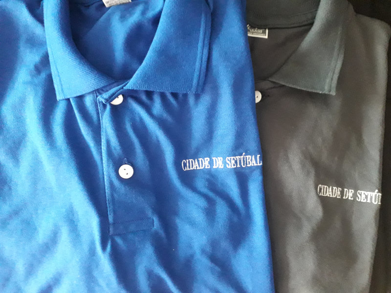 Camisa Polo com Bordado, EDIFÍCIL CIDADE SETUBAL, uniformes profissionais, unifomes
