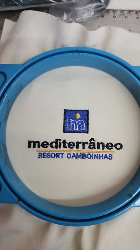 Bordado para Camisa Social, MEDITERRÂNEO RESORT, uniformes profissionais, uniforme