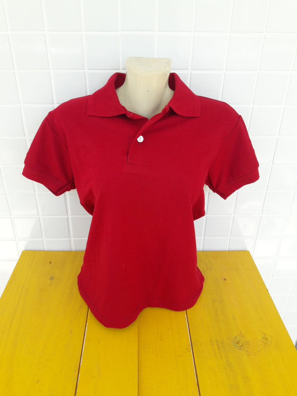 Camisa Polo Feminina Vermelha