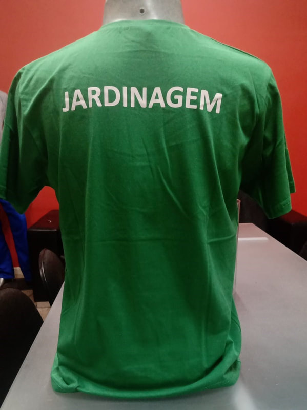 Camisa 100% Algodão com Estampa em Silk, JARDINAGEM, camisa uniforme, uniformes profissionais, silk, estampa