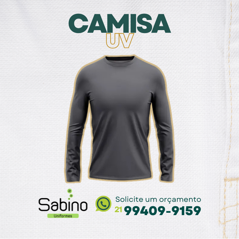 Camisa UV, uniformes profissionais, uniformes